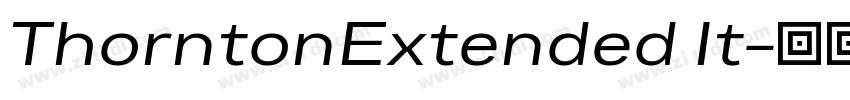 ThorntonExtended It字体转换